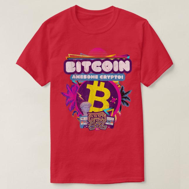 Bitcoin Millionaires Fantastisk Cryptocurrency HOD T Shirt (Design framsida)
