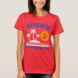 Bitcoin Min Pension, Ö tropicaliska övibes T Shirt