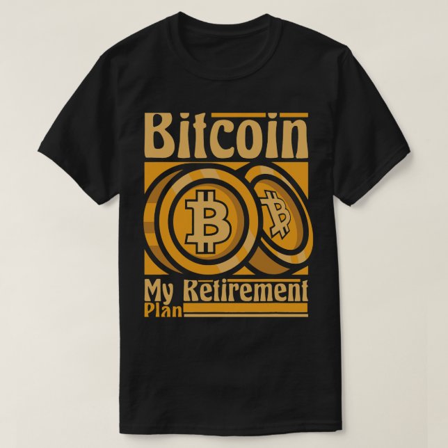 Bitcoin Min Pension-plan Blockchains Crypto Bitc T Shirt (Design framsida)