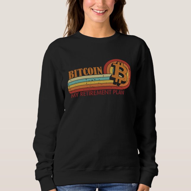 Bitcoin Min pensionsplan Blockkedjor Krypto Bitc T Shirt (Framsida)