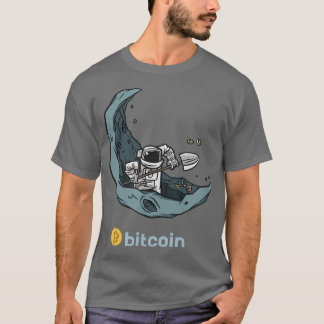Bitcoin Mining Astronaut HODL BTC Cryptocurrency C T Shirt