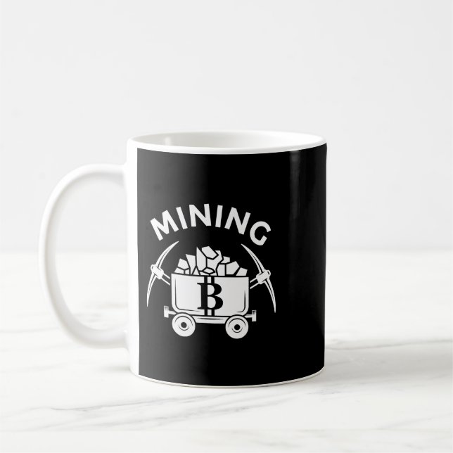 Bitcoin Mining Kaffemugg (Vänster)