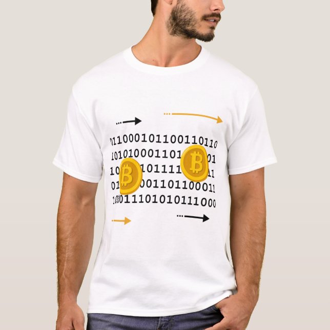 Bitcoin Mining T Shirt (Framsida)