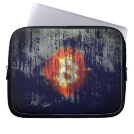 Bitcoin Motståndskraftig Konst Laptop Fodral
