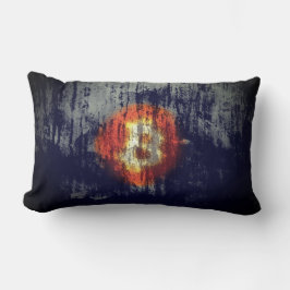 Bitcoin Motståndskraftig Konst Lumbarkudde