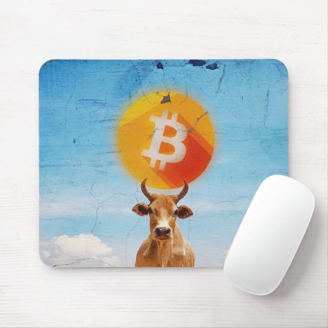 Bitcoin Motståndskraftig Tjurfighting Musmatta (Med mus)