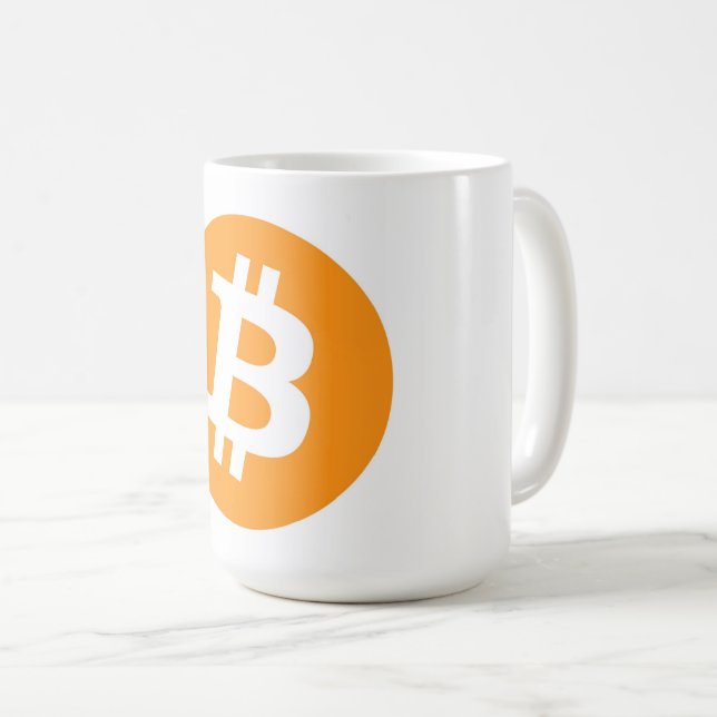 Bitcoin-mugg Kaffemugg (Framsida höger)