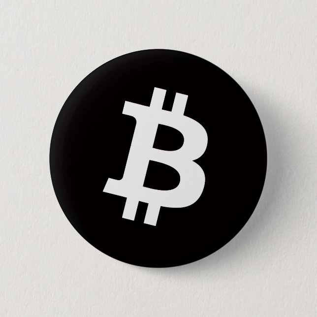 Bitcoin nålknapp (Medium) Knapp (Framsida)