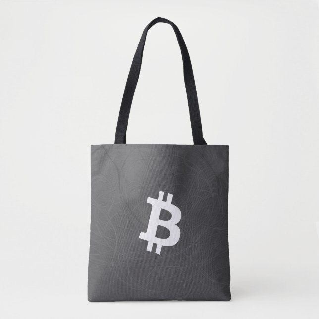 Bitcoin Neuron Grå Tygkasse (Framsida)