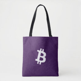 Bitcoin Neuron Mörklila Tygkasse