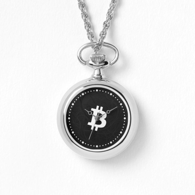 Bitcoin Neuron Svart Armbandsur (Framsida)