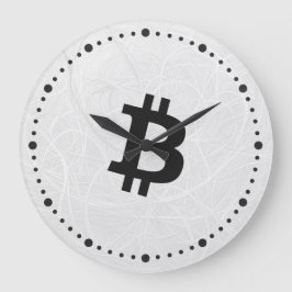 Bitcoin Neuron Vit Stor Klocka