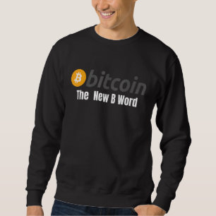 Bitcoin New B Ord Bitcoin Crypto Blockchain H Lång Ärmad Tröja