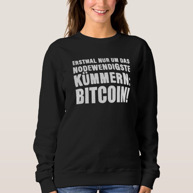 Bitcoin Node Lustiger Spruch Deutsch Deutsche Bitc T Shirt (Framsida)