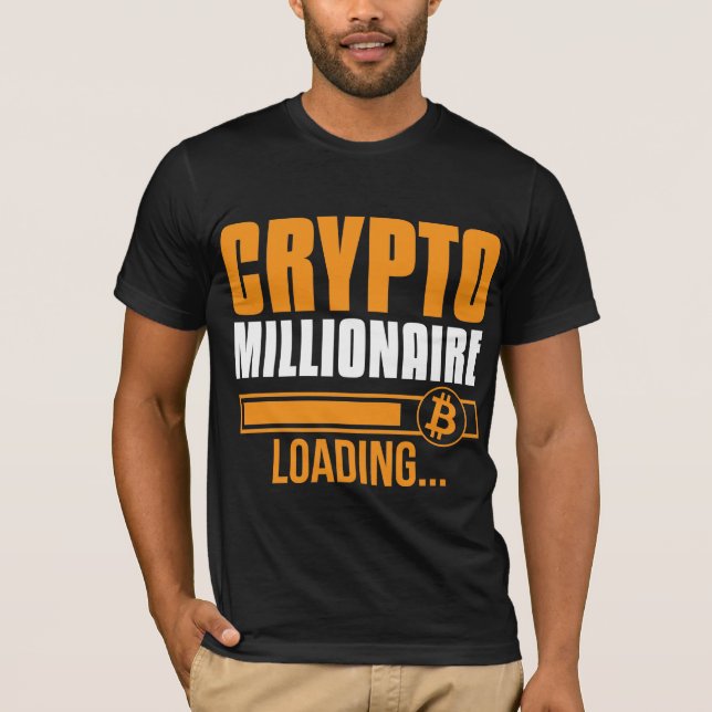 Bitcoin och Cryptocurrency T-Shirt-design T Shirt (Framsida)
