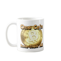 bitcoin One Coin to Rule Them All mug