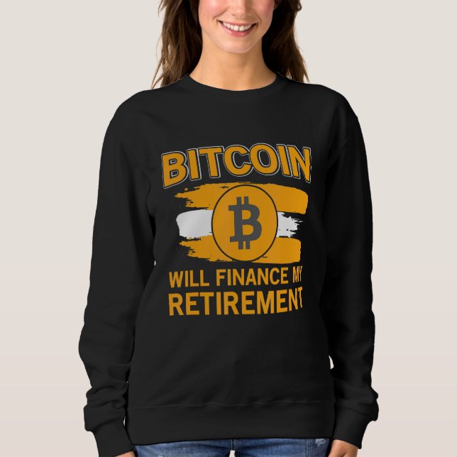 Bitcoin Pension Crypto Currency T Shirt (Framsida)