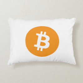 Bitcoin Pillow Prydnadskudde