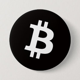 Bitcoin Pin Button (Large) Knapp