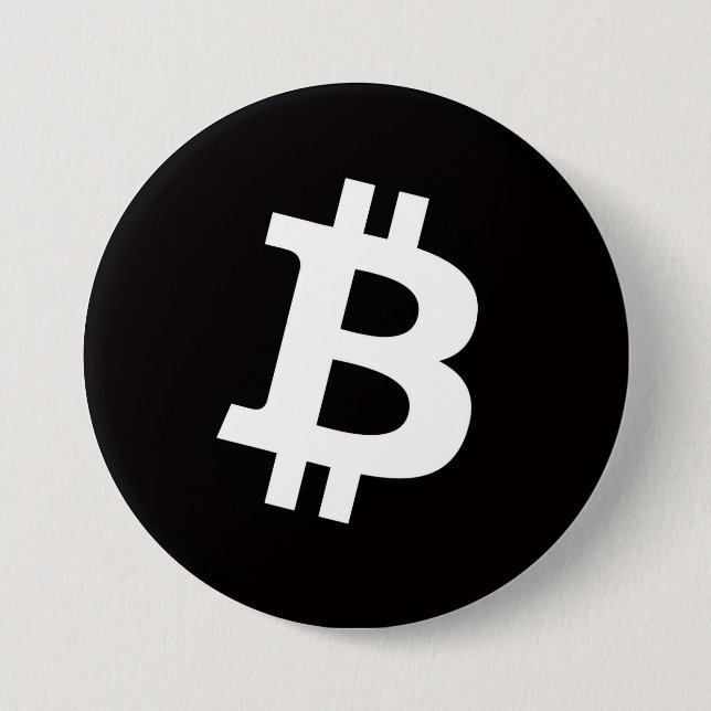 Bitcoin Pin Button (Large) Knapp (Framsida)