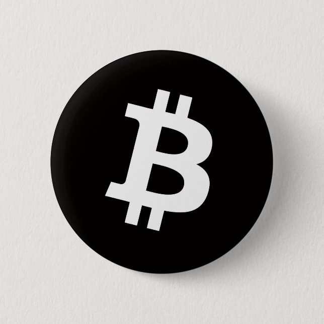 Bitcoin Pin Button (Medium) Knapp (Framsida)