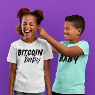 Bitcoin pojke-krypto street-stil-presentbitcoin t shirt