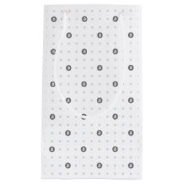 Bitcoin Polka Dots Presentpåse (Liten)