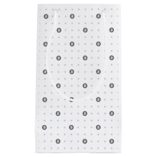 Bitcoin Polka Dots Presentpåse (Liten) 