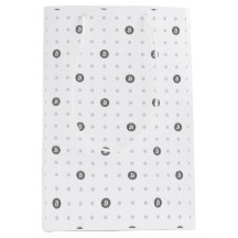 Bitcoin Polka Dots Presentpåse (Medium)