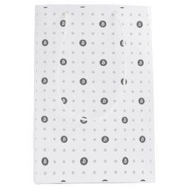 Bitcoin Polka Dots Presentpåse (Medium)