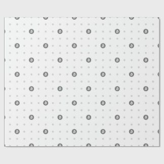 Bitcoin Polka Dots Wrapping Paper Presentpapper