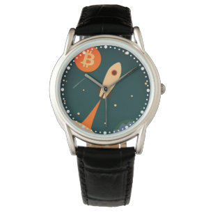 Bitcoin Raket Armbandsur