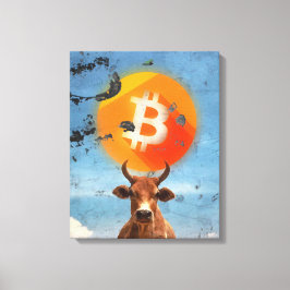 Bitcoin Resilient Bull (HD) Canvastryck