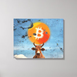 Bitcoin Resilient Bull (HD) Canvastryck