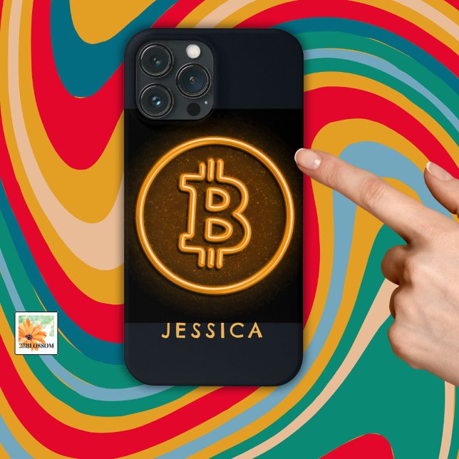 bitcoin RETRO-ledd signatur CRYPTO-personlig-gåva (Skapare uppladdad)