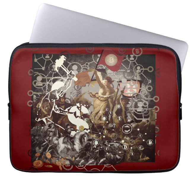 Bitcoin Revolution Laptop Fodral (Framsidan)