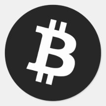 Bitcoin Round Sticker