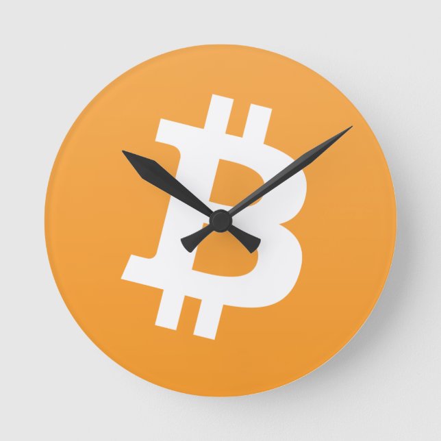 Bitcoin Rund Klocka (Framsida)