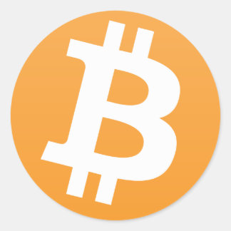Bitcoin Runt Klistermärke