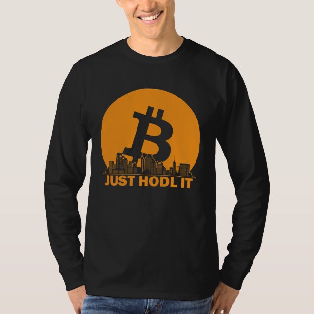 Bitcoin San Antonio Skyline  San Antonio Bitcoin M T Shirt (Framsida)