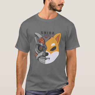 Bitcoin Shiba Inu HODL Coin Token Design T Shirt