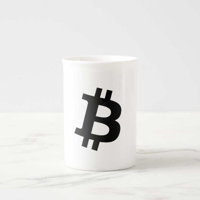 Bitcoin Simple Benporslin Mugg (Framsidan)