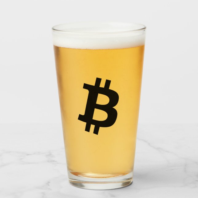 Bitcoin Simple Glaskopp (Framsida fylld)