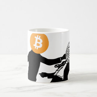 Bitcoin ska för knackning inflationmuggen ut kaffemugg
