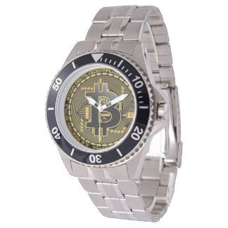 Bitcoin Stainless Watch Armbandsur