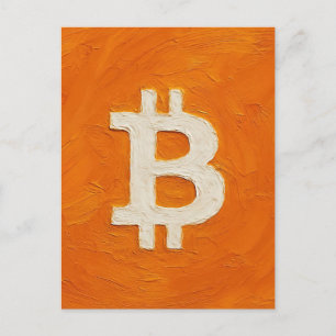 Bitcoin Standard (olja, stil: 1) Vykort