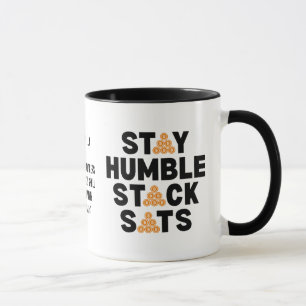 Bitcoin STAY HUMBLE STACK SATS Christian Crypto Mugg
