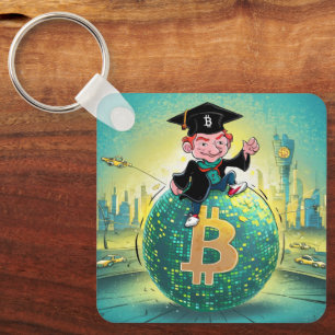 Bitcoin Studenten Nyckelring