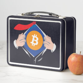 Bitcoin Superhjälte Image Lunchbox