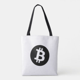 Bitcoin (Svart) Tygkasse